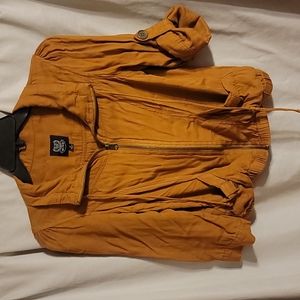 Mine Lightweight Mustard Zipper Jacket
